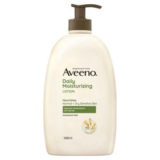 Aveeno 艾惟諾燕麥保濕乳，溫和滋潤乾燥敏感肌，長效保濕鎖水，全家適用, 1瓶, 1L