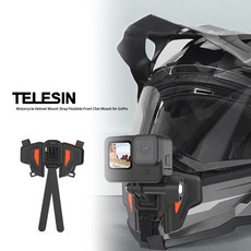 TELESIN 安全帽下巴綁帶支架，適用於 GoPro 運動相機, 1個