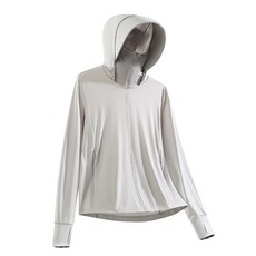 【釣友俱樂部】戶外防曬衣 UPF50 防紫外線 冰絲輕薄透氣皮膚衣 男女款, 男款-淺灰,3XL, 1個