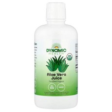 Dynamic Health 알로에베라즙 946ml(32fl oz) Health (다이나믹 헬스), 946ml, 1개