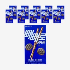 롯데 빼빼로 초코쿠키 37g, 10개