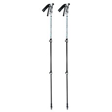 HUMONT 碳纖維登山杖 F7, 白+黑