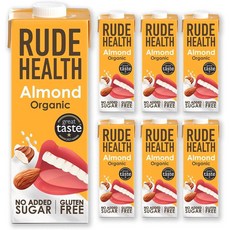 자연농 아몬드 음료, 6개, 1L