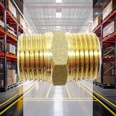 단니쁠 8A 10개 파이프부속품 수도배관자재 배관자재 황동자재 양니플 수도플러그