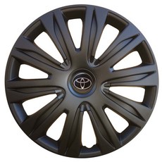 15인치 경차용 실주행 실버블랙 휠덮개 튜닝 휠커버 세트, 15인치 5083 매트 블랙