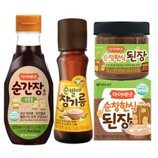 아이배냇 간편 순한양념세트 간장 된장 참기름, 간장(국물용)+된장+참기름