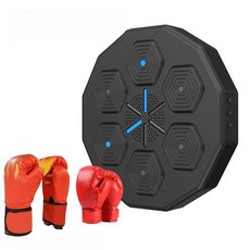 벽걸이 복싱기 펀치 연습용 가정용 리듬 복싱 훈련기구, + 성인 전체 손가락 + 레드