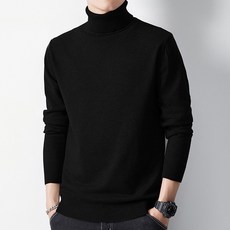니드오브 부드러운 남성 목폴라 터틀넥 니트 긴목 폴라티