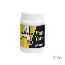 알파색채 매트 바니쉬 250ml 유화 아크릴 마감재 코팅제 무광택 그림 1개입