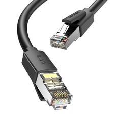벤션 CAT8 SFTP 랜선 초고속 인터넷 랜케이블, 블랙, 1개, 25mm