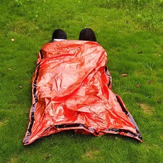 긴급 침낭 2 인 생존 침낭 열 Bivy Sack 긴급 담요 캠핑 하이킹을위한, 주황색