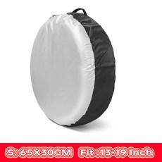 타이어 커버 케이스 자동차 스페어 보관 가방 휴대용 토트 폴리에스터 휠, 1. S, 1개