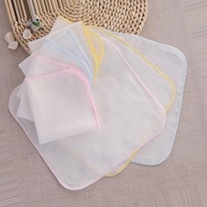 10장묶음 흰색 면무지 거즈 가제 손수건 무형광 30x30 출산준비물 아기 유아