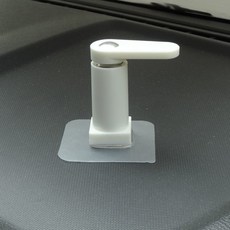 桃園出貨 馬桶配件 防掉落掛鉤 馬桶圈固定防倒神器, 白色強力膠款