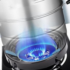 가스버너 가스레인지 불판 원형 화력 조절 주방용품 요리, 9홀 가스렌지바람막이(블랙), 1개