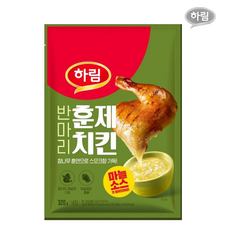 하림-반마리훈제치킨 마늘소스 320g, 1개
