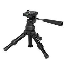 XUTU 專業萬向三軸三腳架，合金材質迷你便攜，最高27cm，適用手機相機攝影, 1個, 最高27cm, 萬向鋁合金, 迷你三腳架