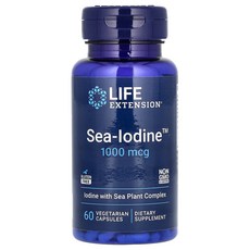 Life Extension Sea-Iodine 1000mcg 베지 캡슐 60정, LifeExtensionSeaIodine1000mcg베, 1개