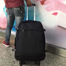 바퀴달린 가방 수납 초경량 롤링가방 검은색 책가방 레드 비지니스 20인치, 1개, G. 총 블랙