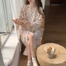 日式浴袍 飯店浴袍 薄款浴衣 男女情侶款 短袖長袖連身睡衣 溫泉泳衣浴衣