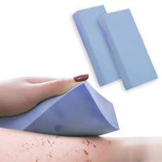 아프지 않은 무통증 저자극 매직 때밀이 스펀지 때 지우개 각질 제거 블럭, 1세트, 3개입, 블루
