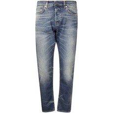 하이쿠레 로고 아플리케 슬림 핏 진