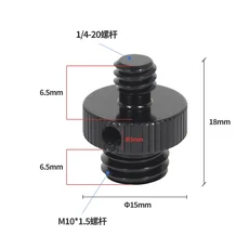 변환 나사 1/4에서 3/8인치 M4 M5 M6 M8 M10 프로젝터 어댑터 DSLR 카메라 삼각대 볼헤드 사진 촬영 고정, 26 Reinforce PP 14 M10