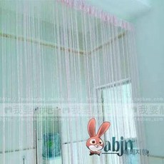 문발 커튼 출입문 창문 가림막 중국집 비즈커텐 엉킴방지, 핑크