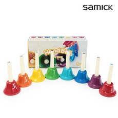 삼익악기 8음 핸드벨 SMHB-8, 혼합색상, 1개