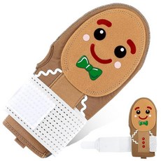 가요가 크리스천 슬라이딩 미트 유소년 오른손 크로스 야구 소프트볼 종교 장갑 보호대 액세서리 및 보호 장비 - 손목 450495, 진저브레드 맨 450495