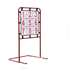 야구 타겟 게임보드 던지기 피칭 소프트볼 캐치볼 표준형+공 12개