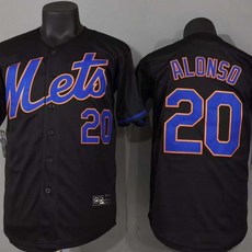 블랙 야구 유니폼 아론소 자수 빅토리아스