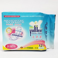 優麗潔 Yulijen 天然草本衛生棉 日用 235mm 12片, 1個