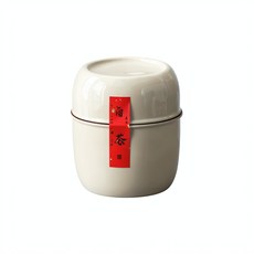 CHAQI 陶瓷茶葉罐 密封保鮮, 兮然茶葉罐·草木灰小號, 1套