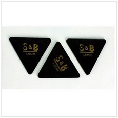 S&B 베이스 피크(Bass Pick) 일렉베이스기타 피크 1.5mm, 1개