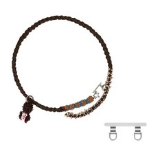 CF 小黃香蕉手鈎狗狗掛繩編織斜挎玩具，可愛造型，耐咬耐磨，方便攜帶, 雙掛扣, 1個