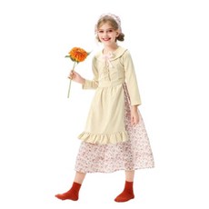 WULA 老奶奶角色扮演服裝 碎花裙裝扮道具