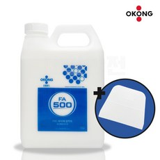오공 PVC 바닥재 접착제 타일 장판 본드 FA500 + 플라스틱헤라, 1세트