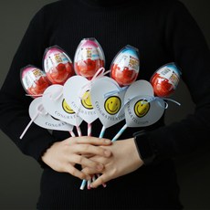 킨더조이 포장 꽃다발 DIY 만들기, 10개, 스카이