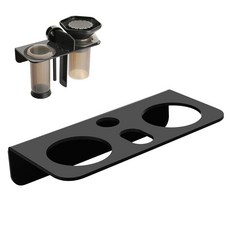 Beautyflier AeroPress 오리지널 커피 프레스용 벽걸이 홀더 올인원 프렌치 프레스와 호환되는 내구성 있는 아크릴 스탠드 간편한 세척 프레스 세트 정리 유지