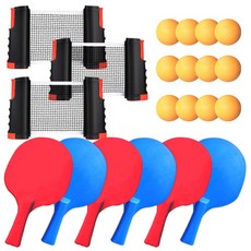 아케이바이 휴대용 탁구 세트, 3세트