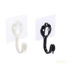 벽부착 소품걸이대 후크 열쇠 리모컨, 리모콘정리후크-랜덤, 1개
