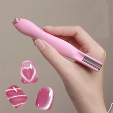 도도별 네일아트 자석 네일케어, 핑크