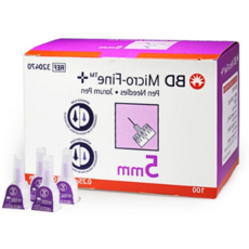 BD 인슐린 펜니들 마이크로파인 멸균 주사침 바늘 31G 5mm 100개 320470