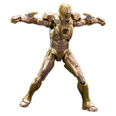 MARVEL 漫威 鋼鐵人3 馬克21 邁達斯公仔, 1個
