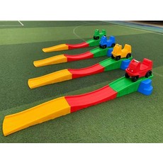 자동차 미끄럼틀 슬라이딩 키즈 놀이기구 정글짐 실내 키즈카페 여아 아이, 블루