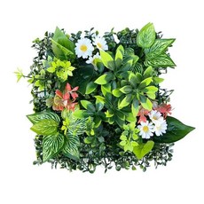 인조 잔디 식물 벽 패널 녹색 홈 장식용 슈링글 네일, 1개, 17. picture color15