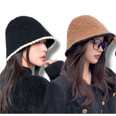 1+1 女式泡泡水桶帽彈力帽