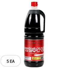 범일 국간장, 1.7L, 5개
