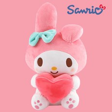 캐릭터 산리오 하트 중형 인형 애착 동물 토끼 강아지 고양이, 01.산리오(하트)마이멜로디35cm, 1개, 마이멜로디, 35cm 01.산리오(하트)마이멜로디35cm, 1개, 마이멜로디, 35cm